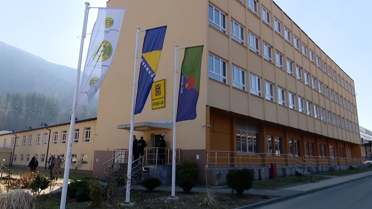 Posjeta ministra odbrane BiH Zukana Heleza kompaniji BNT - Tvornici mašina i hidraulike Novi Travnik
