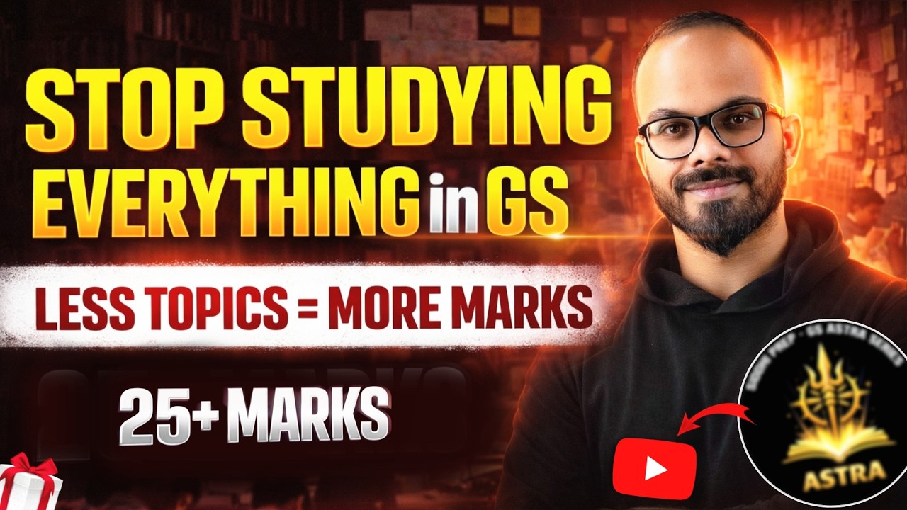 Study Only These Topics for SSC CGL 2026 GS | Minimum Syllabus, Maximum Marks | Siddhi Prep