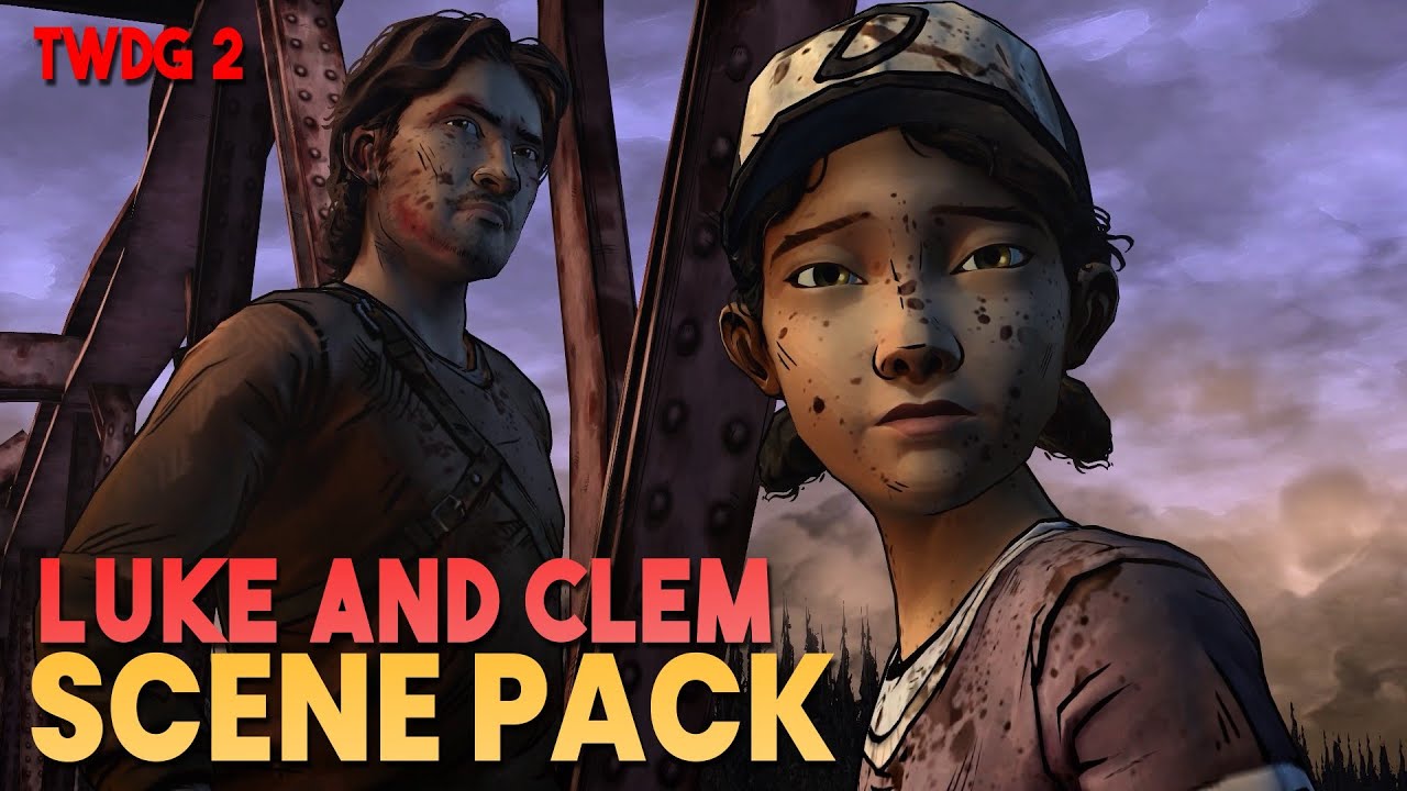 Clementine and Luke Scene Pack || The Walking Dead Game Season 2 || 1080p, 60 FPS