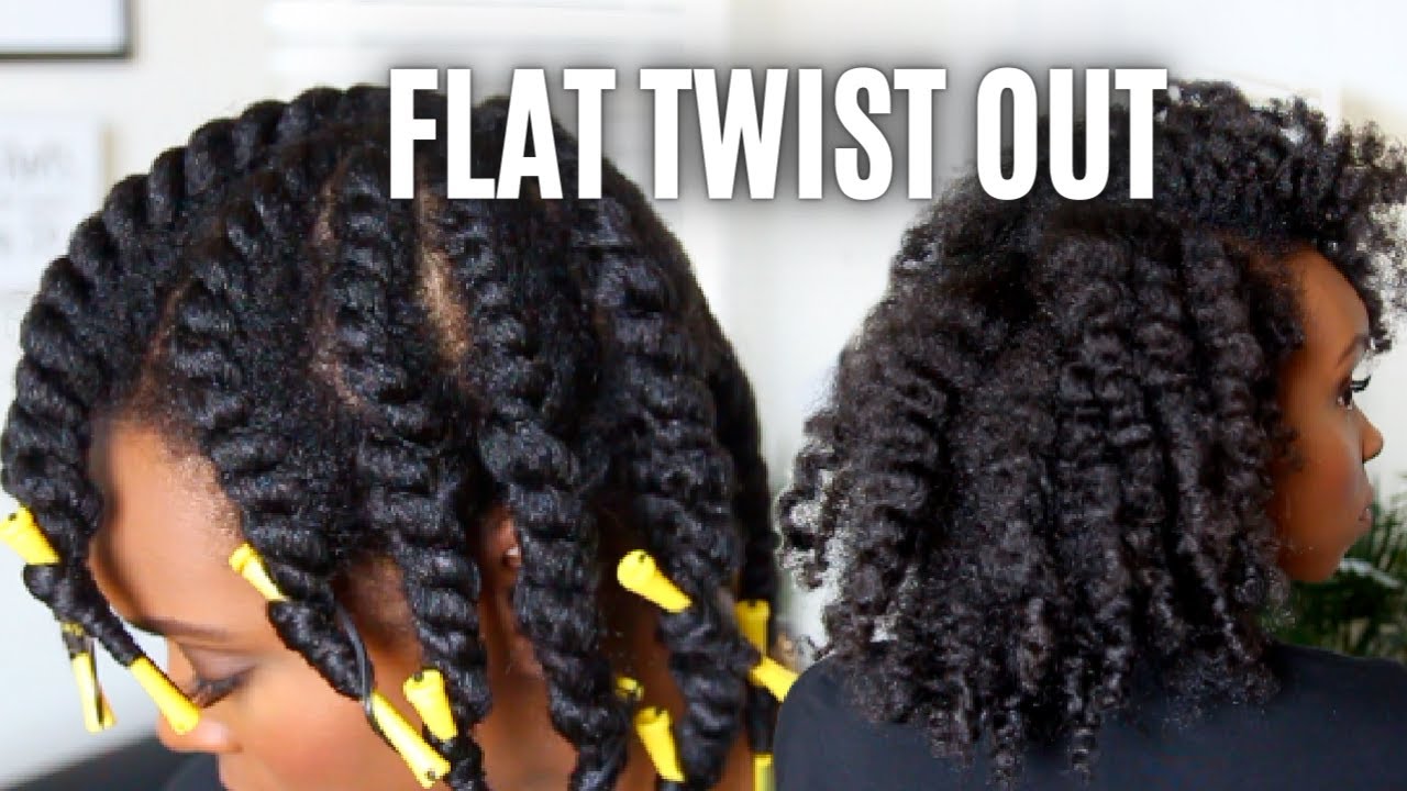 THE PERFECT FLAT TWIST OUT ON STRETCHED 4C HAIR