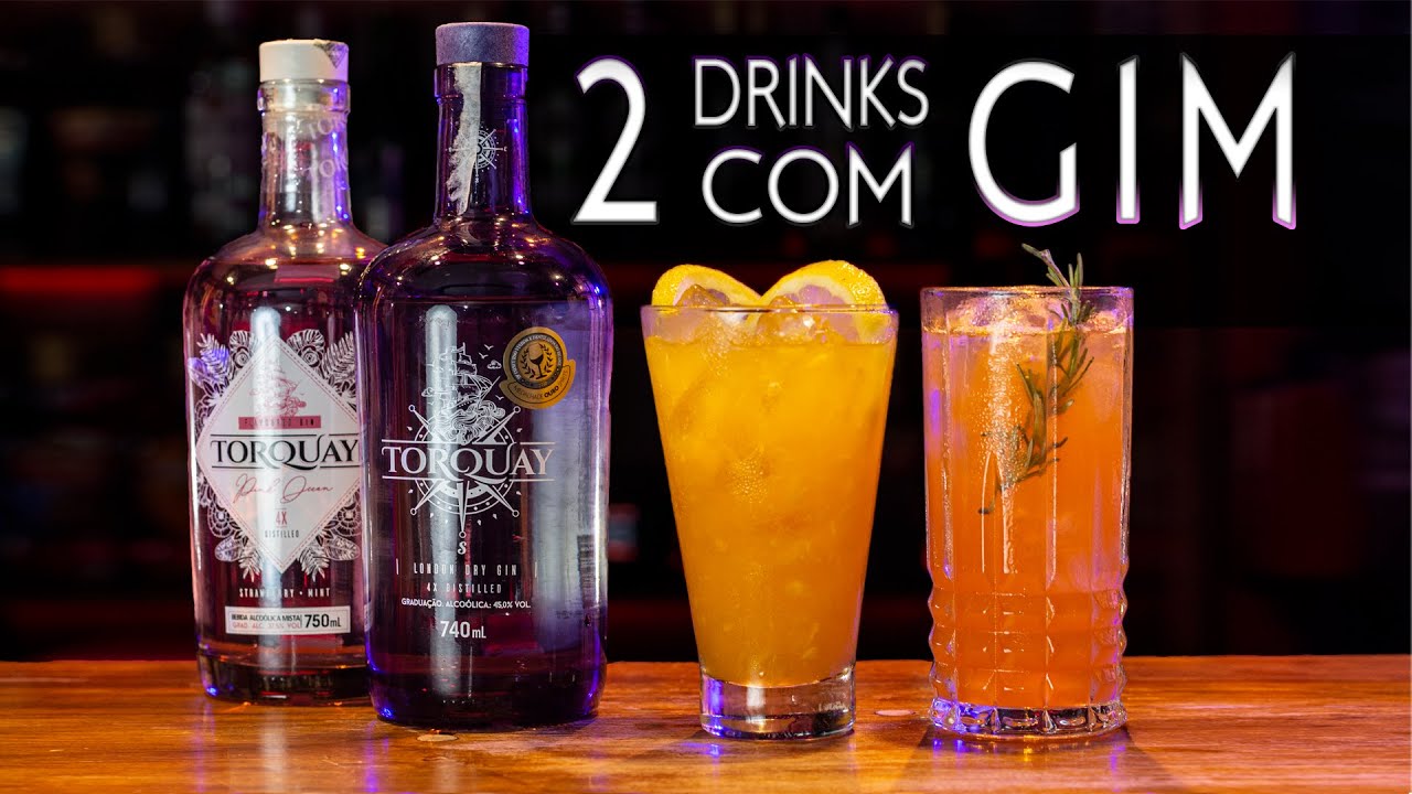 + 2 DRINKS FÁCEIS COM GIM | RECEITAS