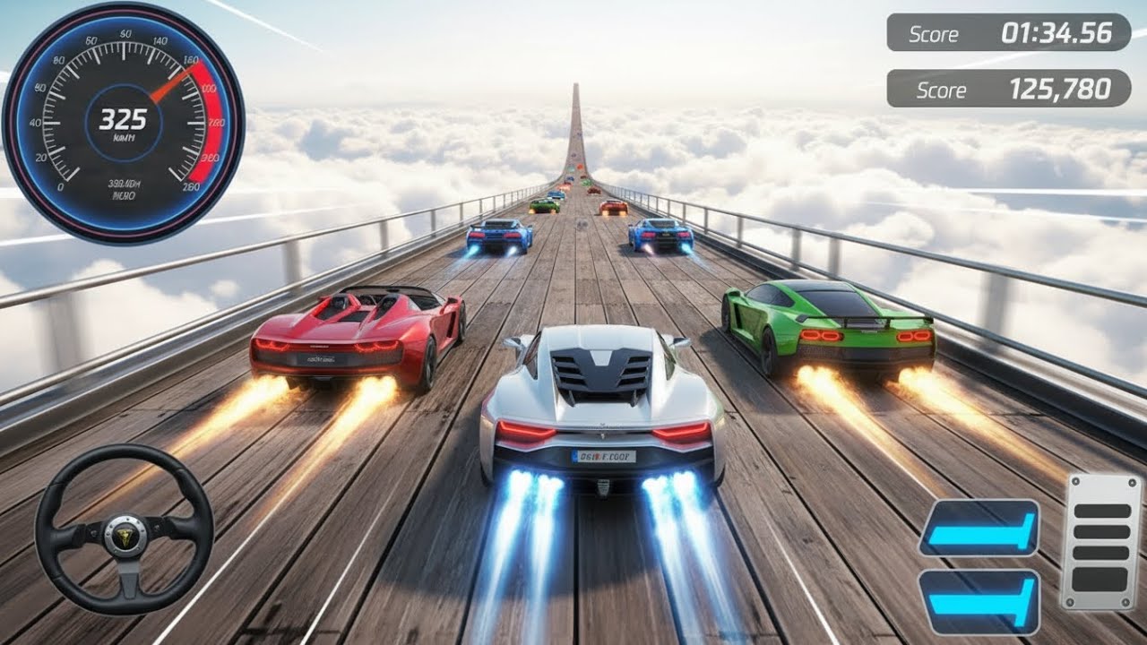 Extreme Car Games  Mega Ramp GT Car Stunts & 3D Racing Challenge Gameplay | TheTreasured