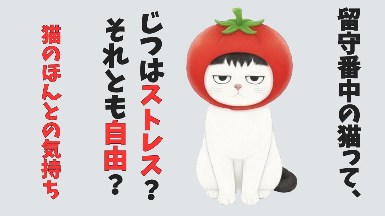 【猫雑学】留守番中の猫って、じつはストレス？それとも自由？猫のほんとの気持ち