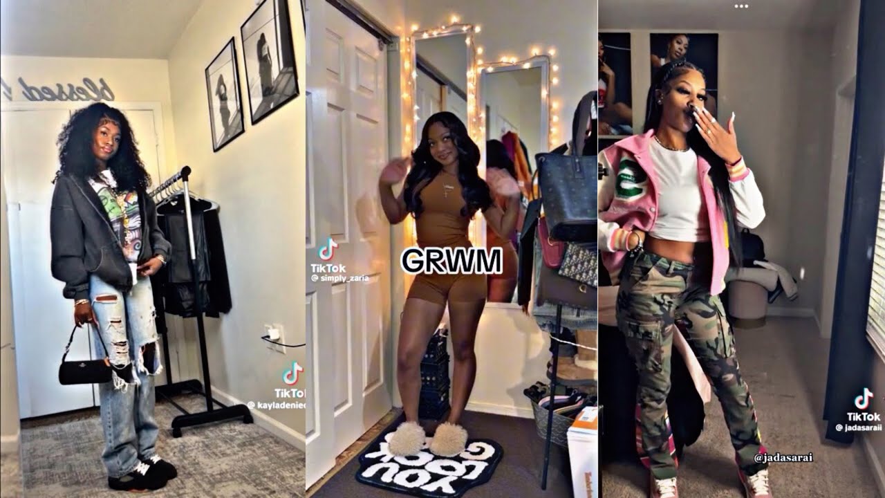 GRWM Outfits |Black Girl Edition| TikTok Compilation