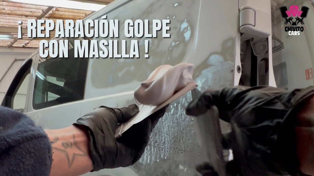 REPARACIÓN DE GOLPES GRANDES ! Masilla VAKULIGHT WURTH !