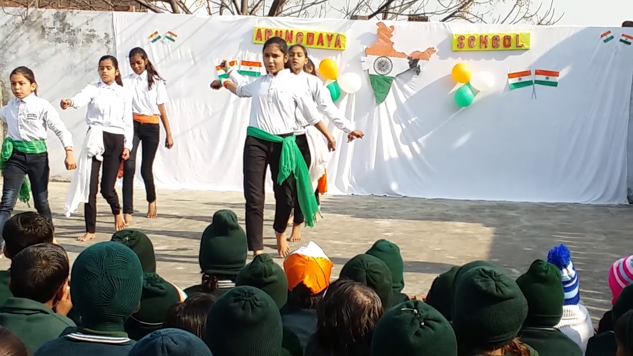 Arunodaya School 26 Jan 2020 Patriotic Dance Mashup by Jyoti Katara & Group