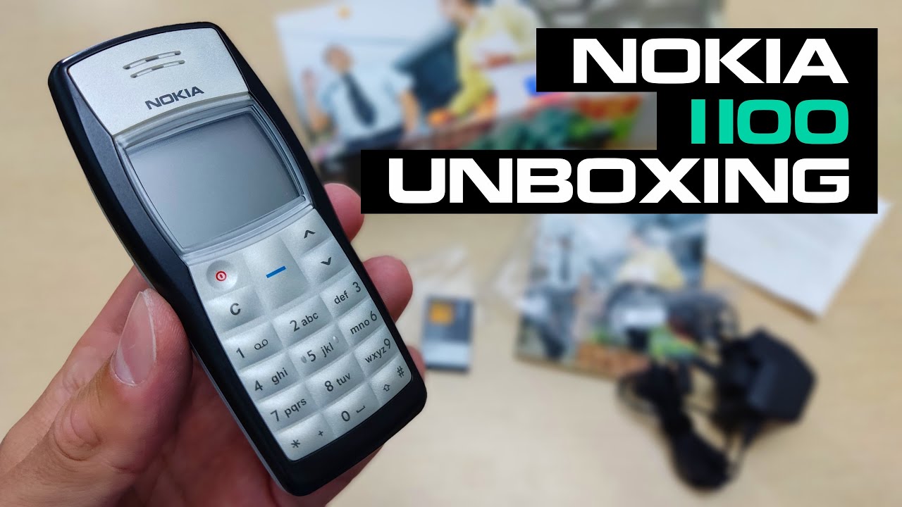 Nokia 1100 Unboxing 4K (RH-18) - Review - Full Pack with all accessories