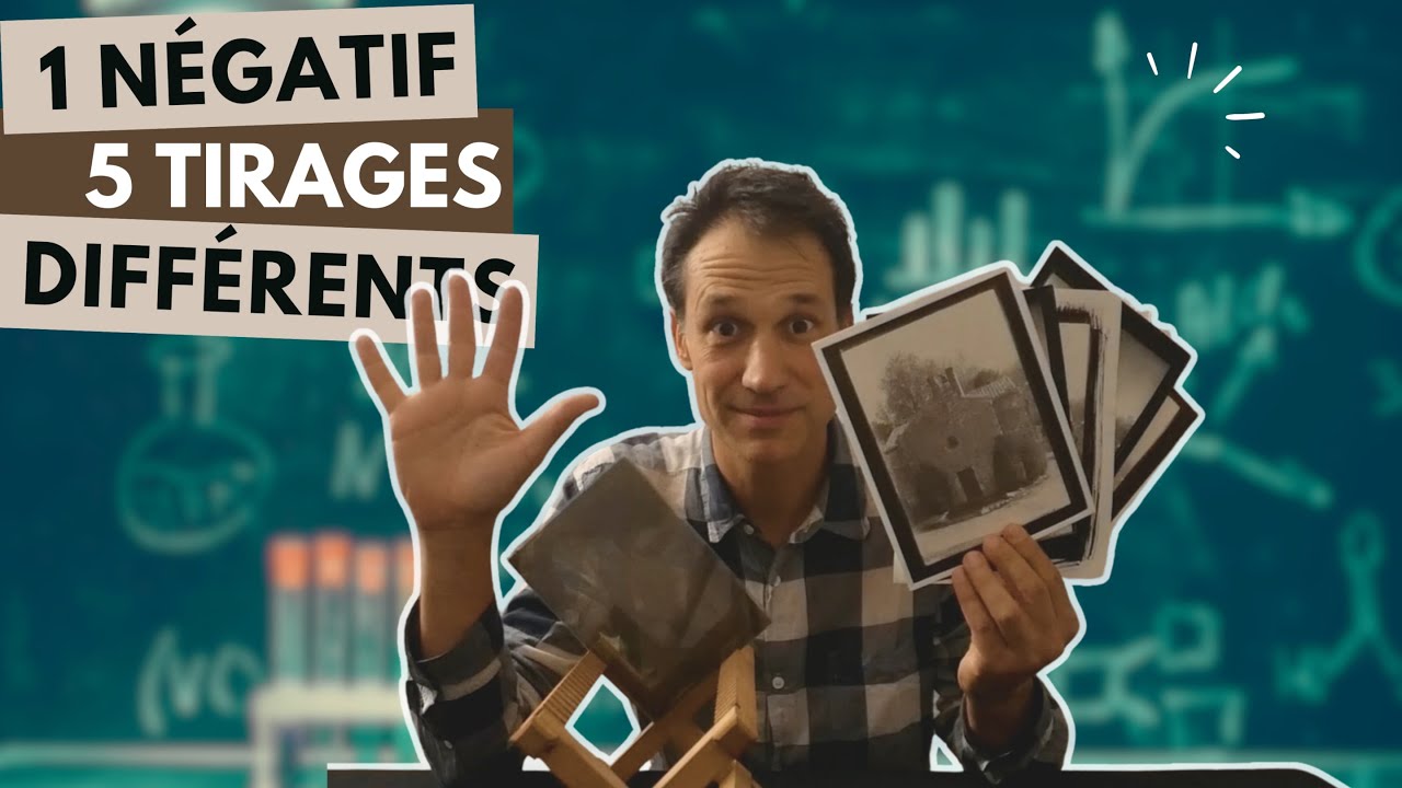 1 négatif pour 5 tirages différents (argyrotype/argentique classique)