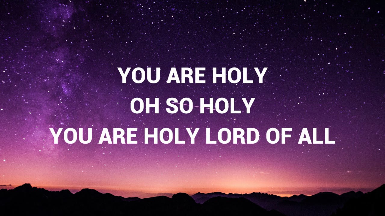 Lindell Cooley  - You are Holy (Lyric video)