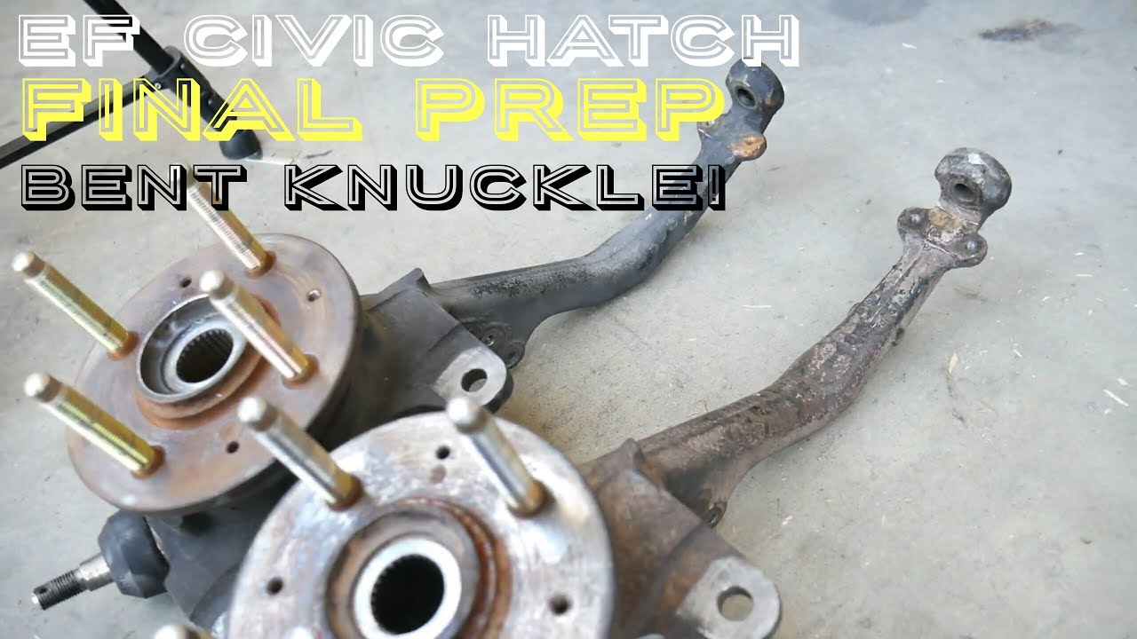 How I Fixed a Bent Knuckle on my Honda Civic