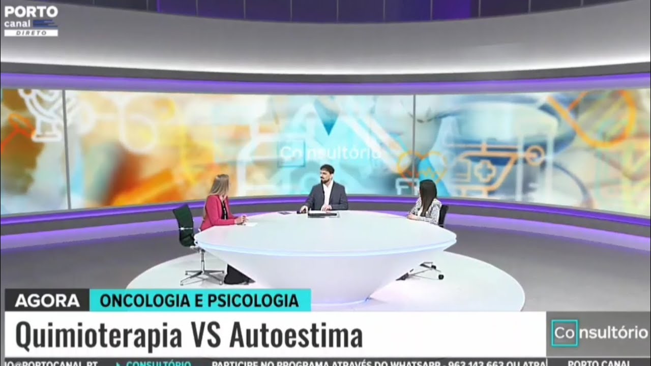 Autoestima vs Quimioterapia - tema abordado no programa consultório do porto canal