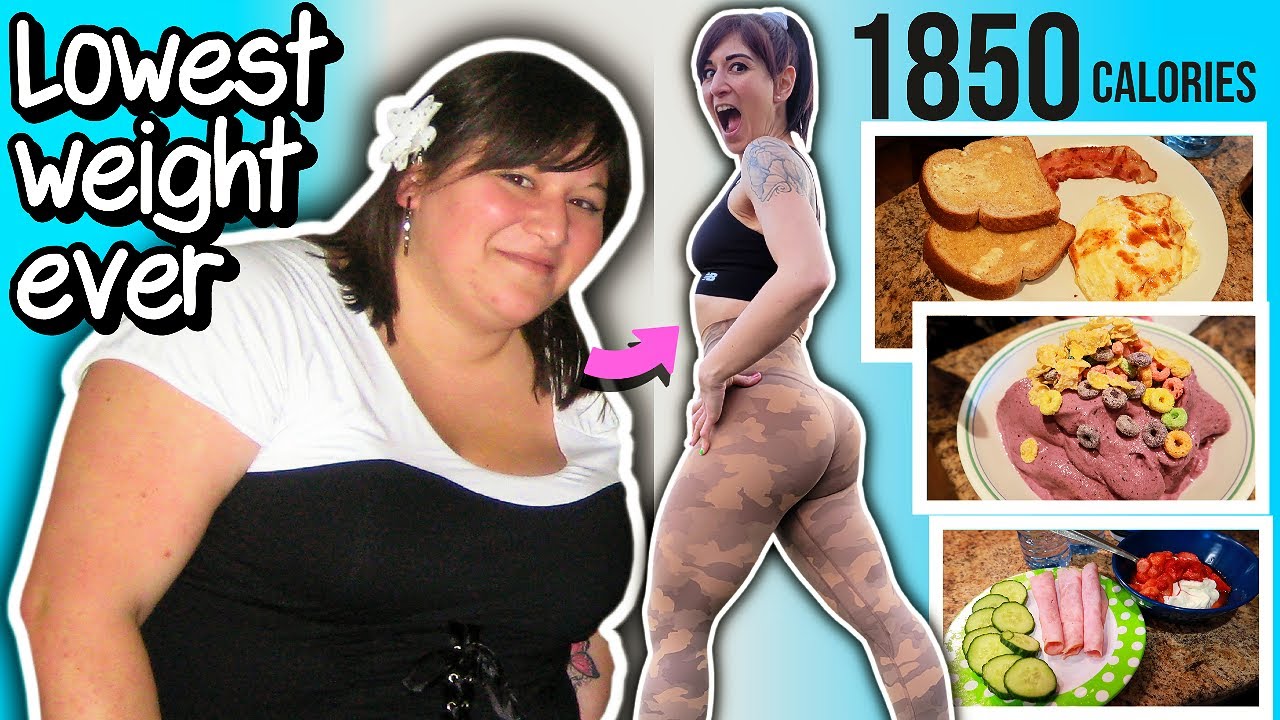 My LOWEST WEIGHT EVER Fat Burning Meal Plan (full day of eating 1850 calories)