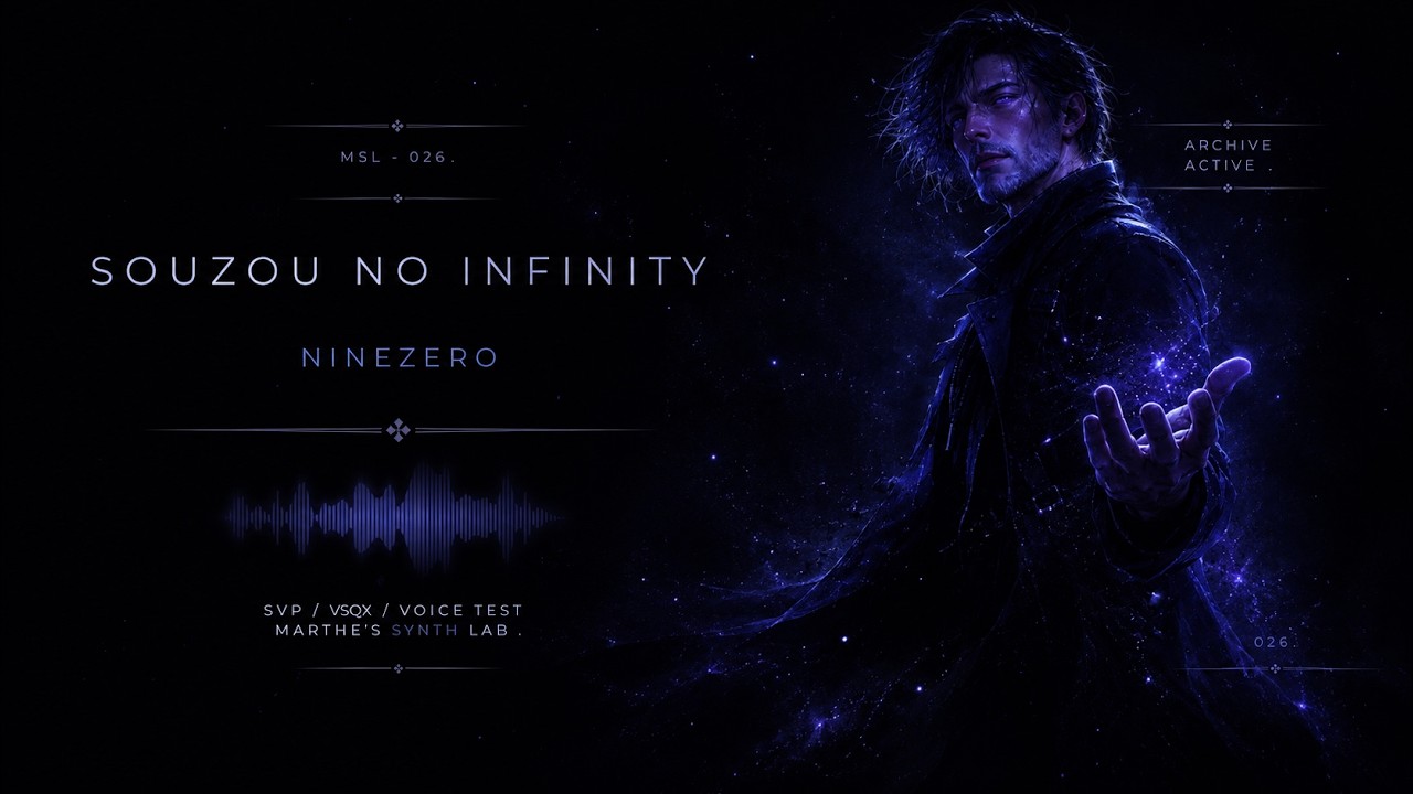 [SynthV Cover] Ninezero – 想像のインフィニティ (Souzou no Infinity) (SVP Included) | Marthe's Synth Lab.