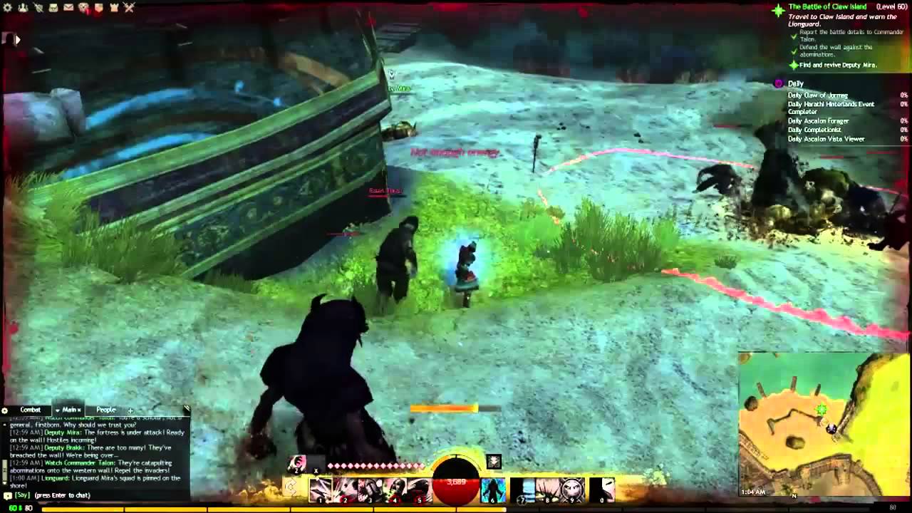 Guild Wars 2 The Battle of Claw Island (Priory)