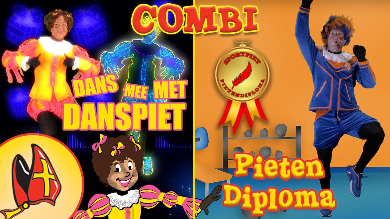 DANS OP PIETENTUBE & PIETENDIPLOMA COMBI #3: ANTWOORDEN, REKENEN & SPORTEN • De Club van Sinterklaas