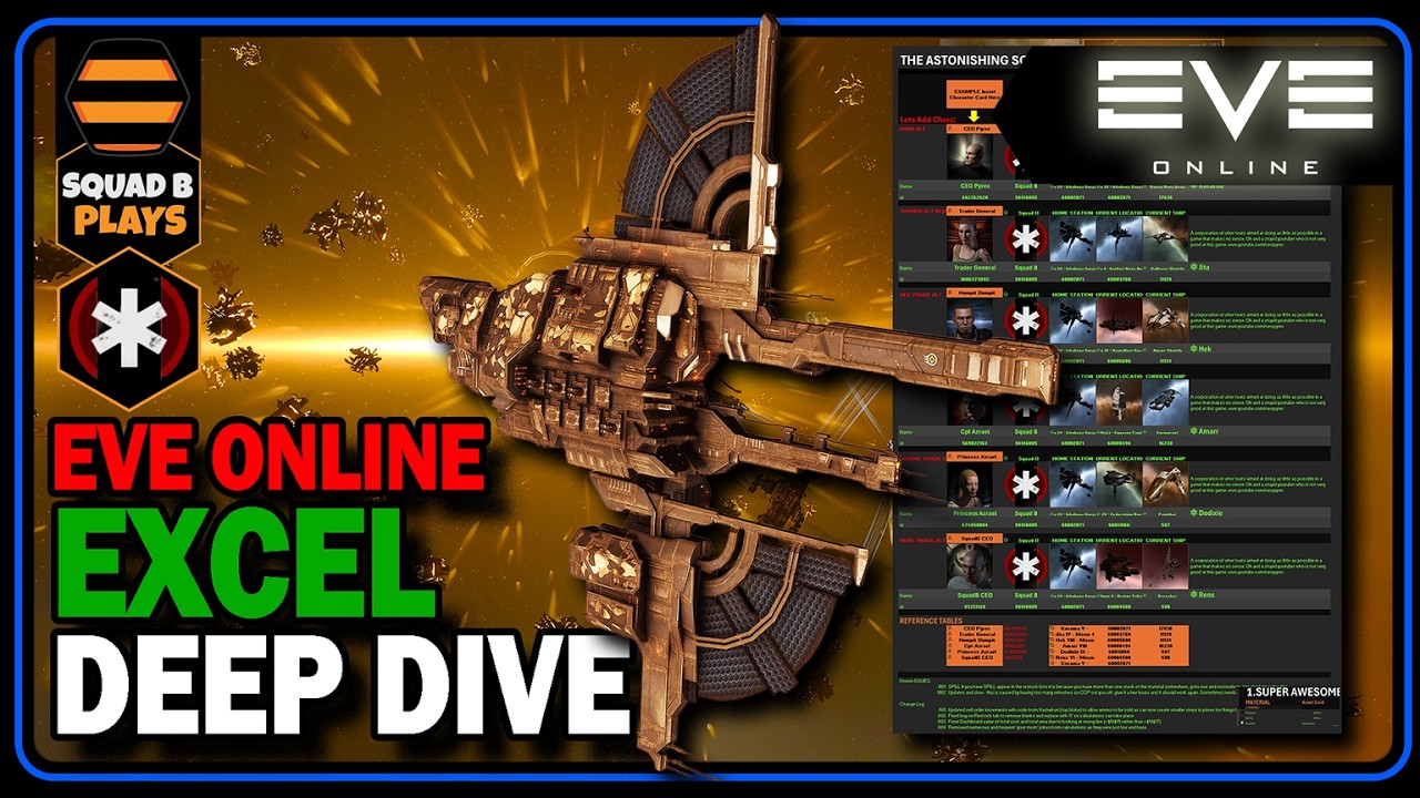 39 минут создания EXCEL-файла в EVE Online — ну же, вы же хотите это посмотреть!