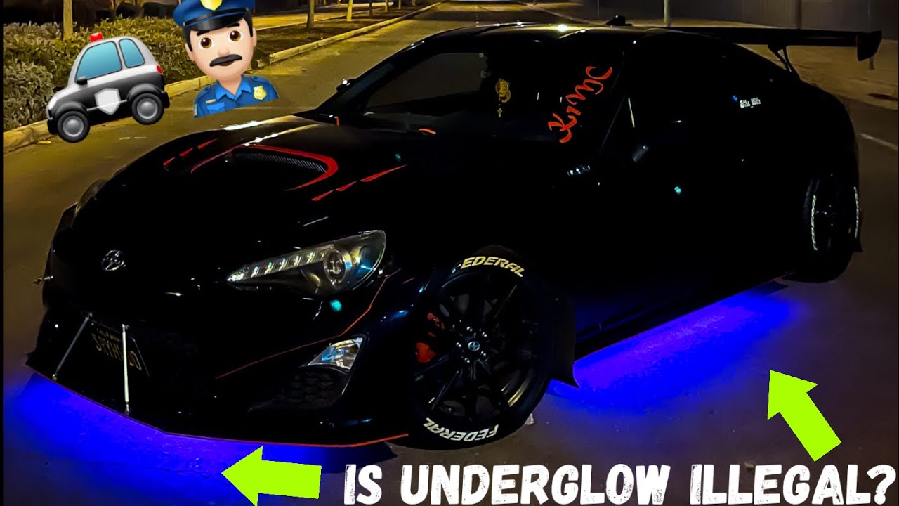 I got pulled over for under glow! Is it illegal?