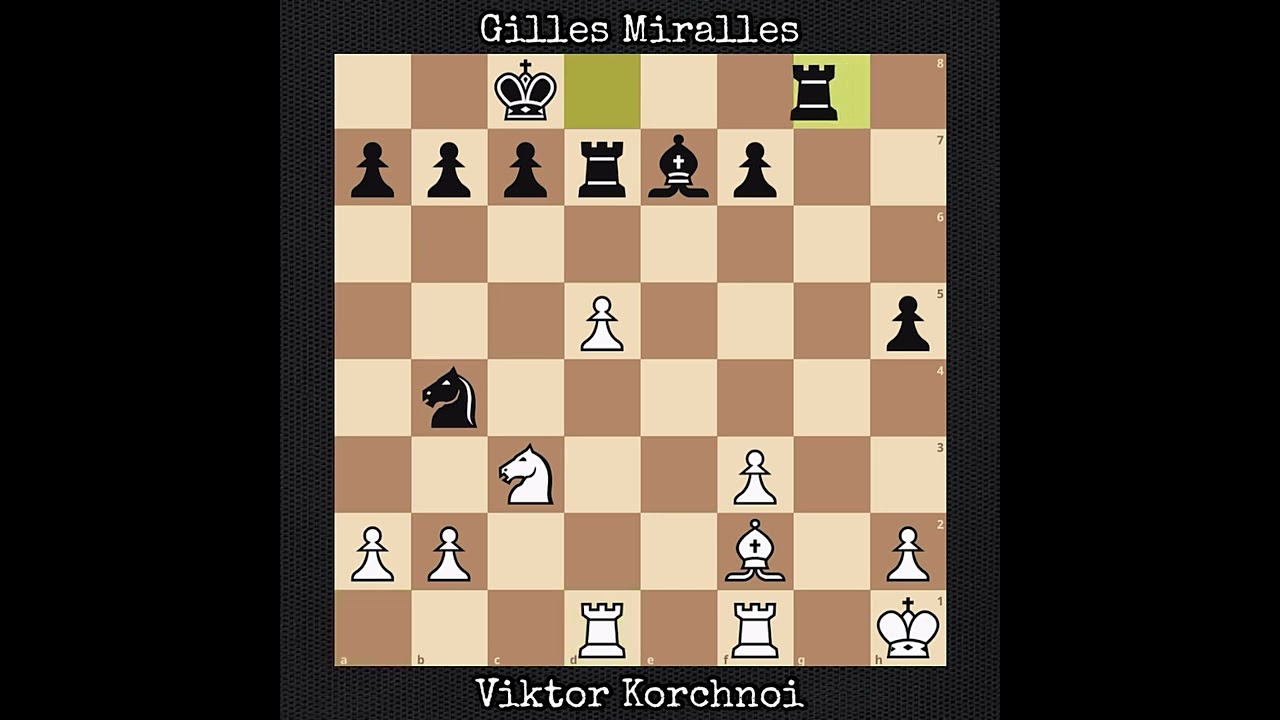 Viktor Korchnoi vs Gilles Miralles | TCh-SUI (2011)
