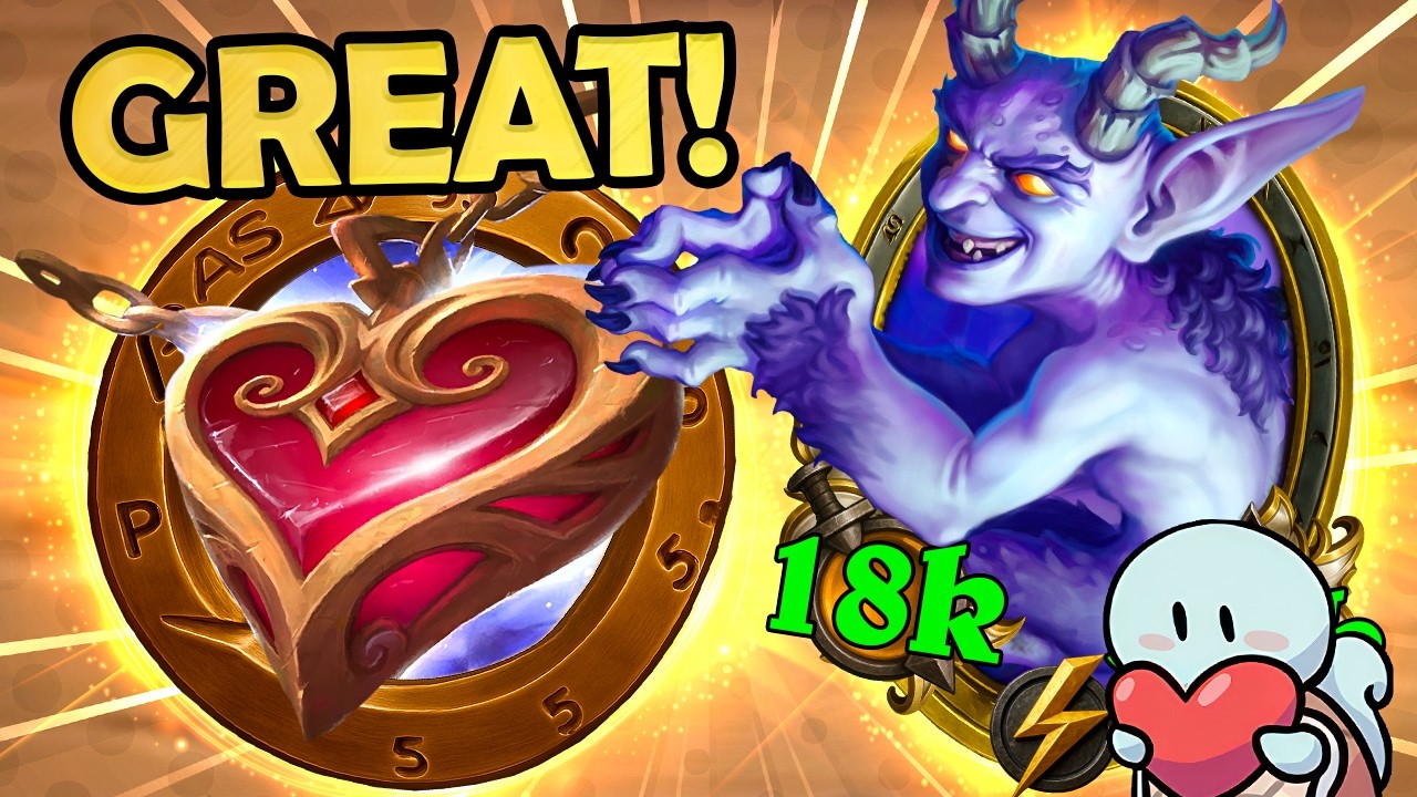 SUPRISINGLY GOOD Trinket - Demon Combo! | Hearthstone Battlegrounds