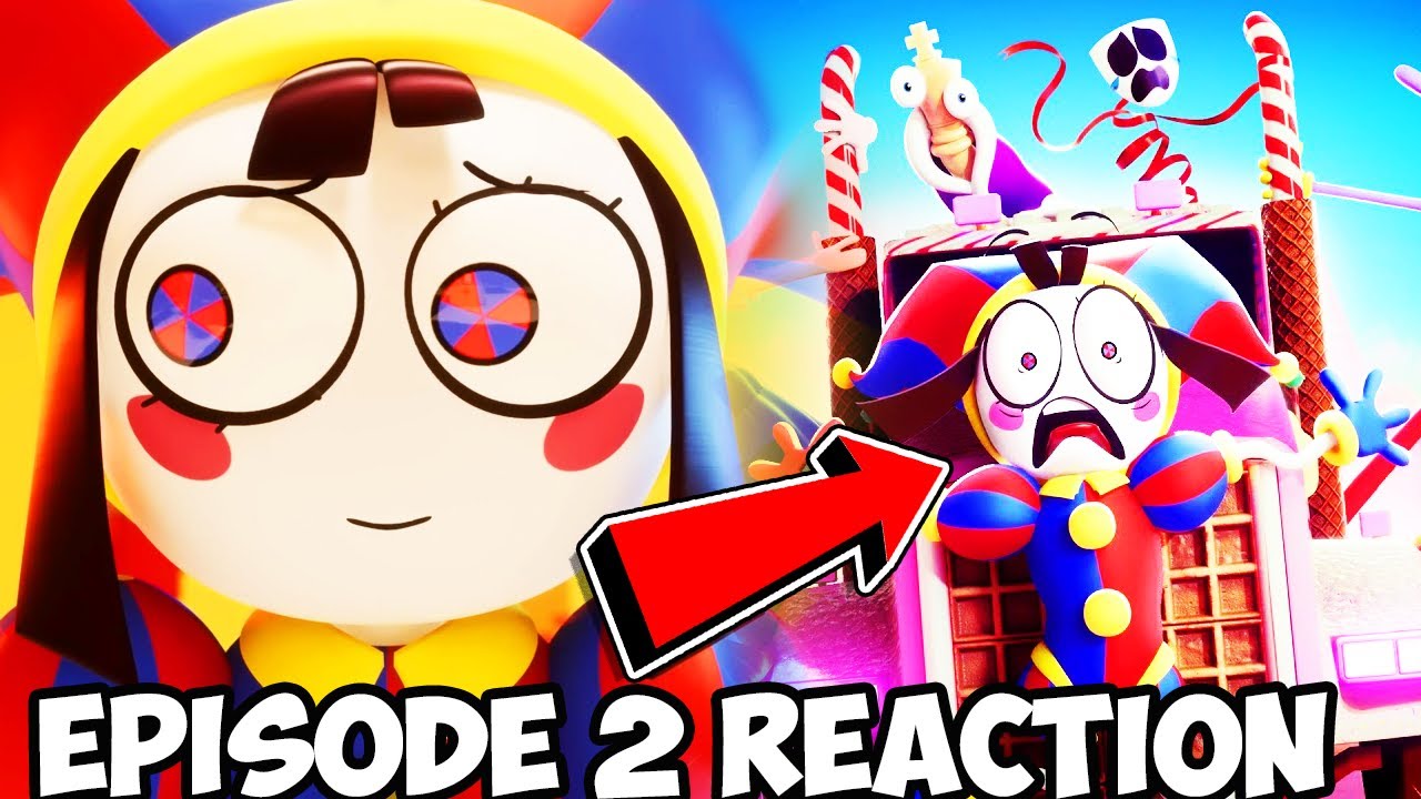 WTF IS GOING ON!!!! THE AMAZING DIGITAL CIRCUS - Ep 2: Candy Carrier Chaos! REACTION