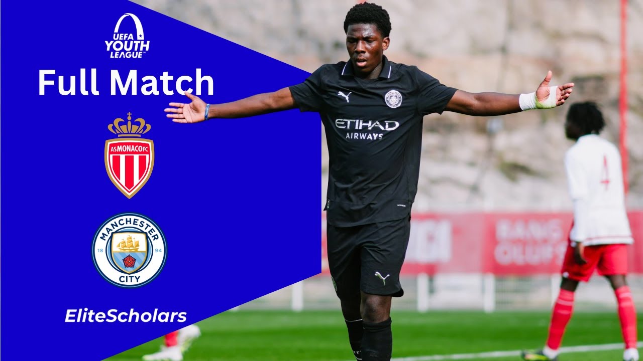 Full Match Monaco U19 vs Man City U19 | UEFA Youth League Matchday 2 | 01/10/25
