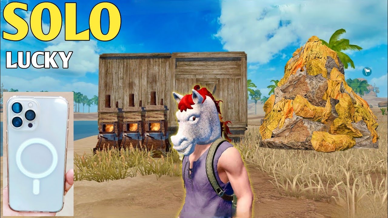 Solo Lucky In Bloody Big Raid iPhone 13 Pro Max Part 2/Last Island Of Survival