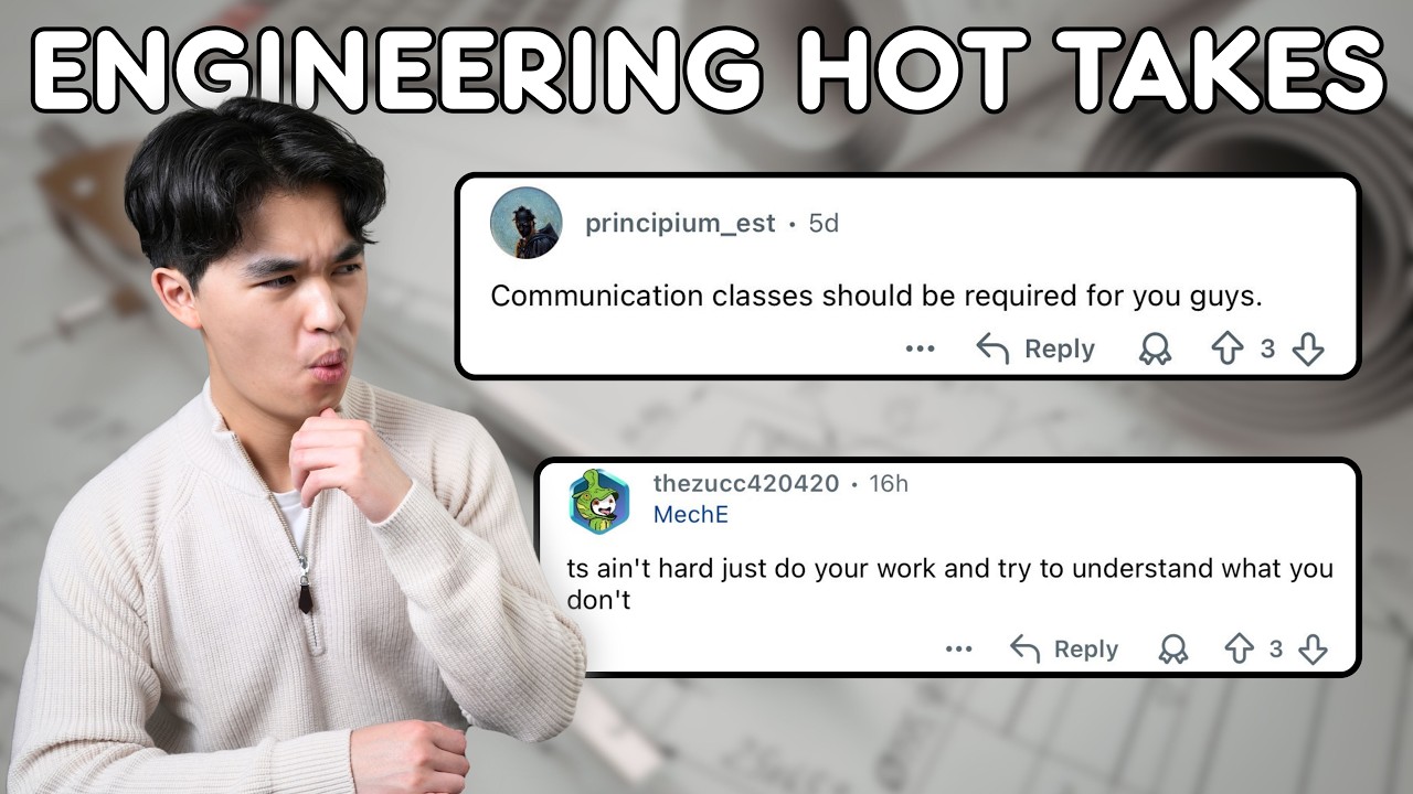 Engineering Student Reacts to Engineering HOT TAKES