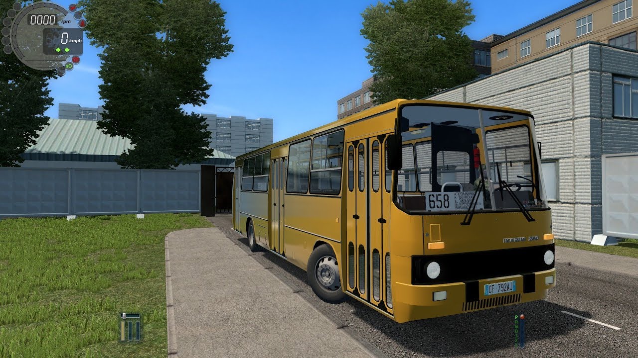 City Car Driving - Ikarus 260 [Logitech G27]