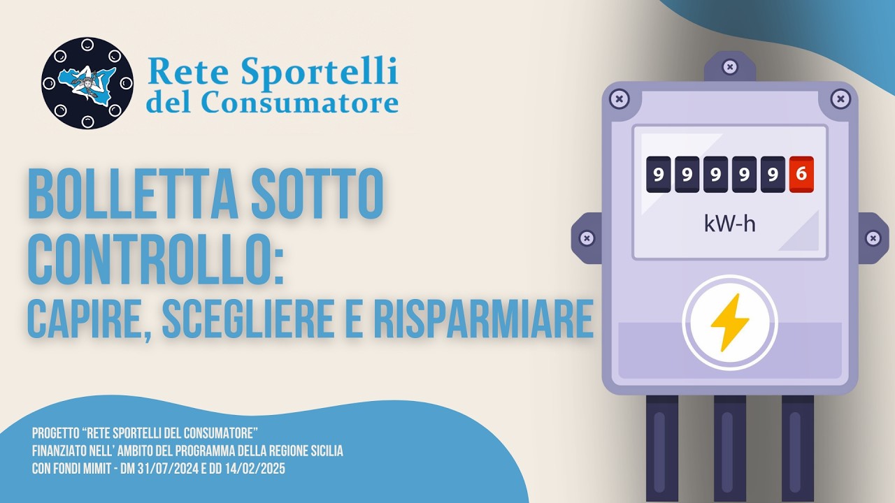 BOLLETTA SOTTO CONTROLLO: Capire, Scegliere e Risparmiare