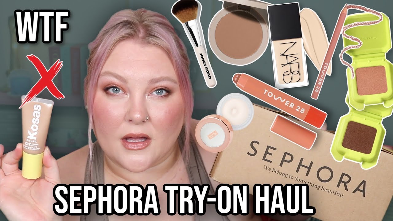 First Sephora Order of 2023... New Makeup Try-On Haul!!