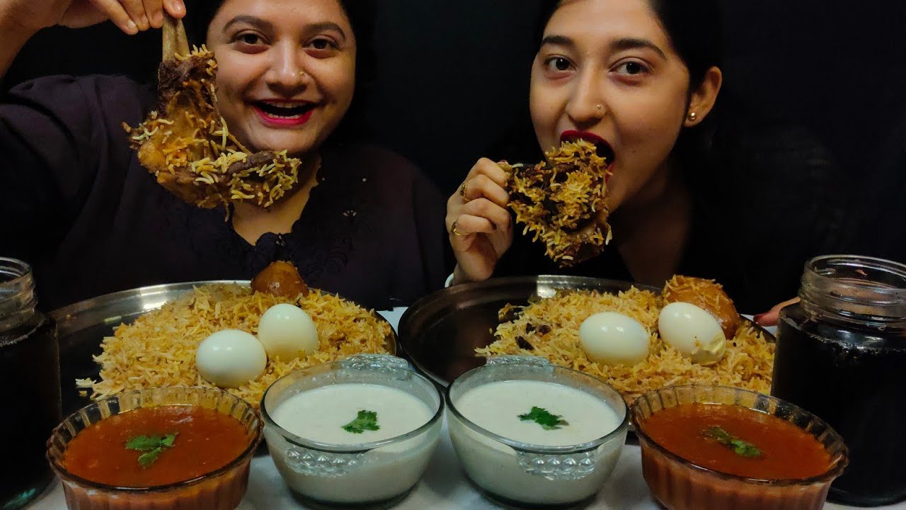 Eating Show Mutton Biriyani/Food Challenge/Dada Boudi Mutton Biriyani