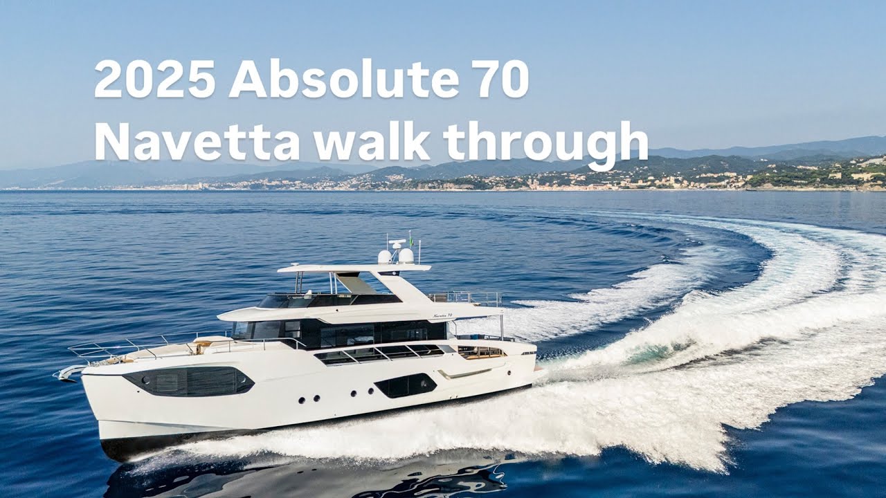Brand new 2025 Absolute 70 Navetta walk through