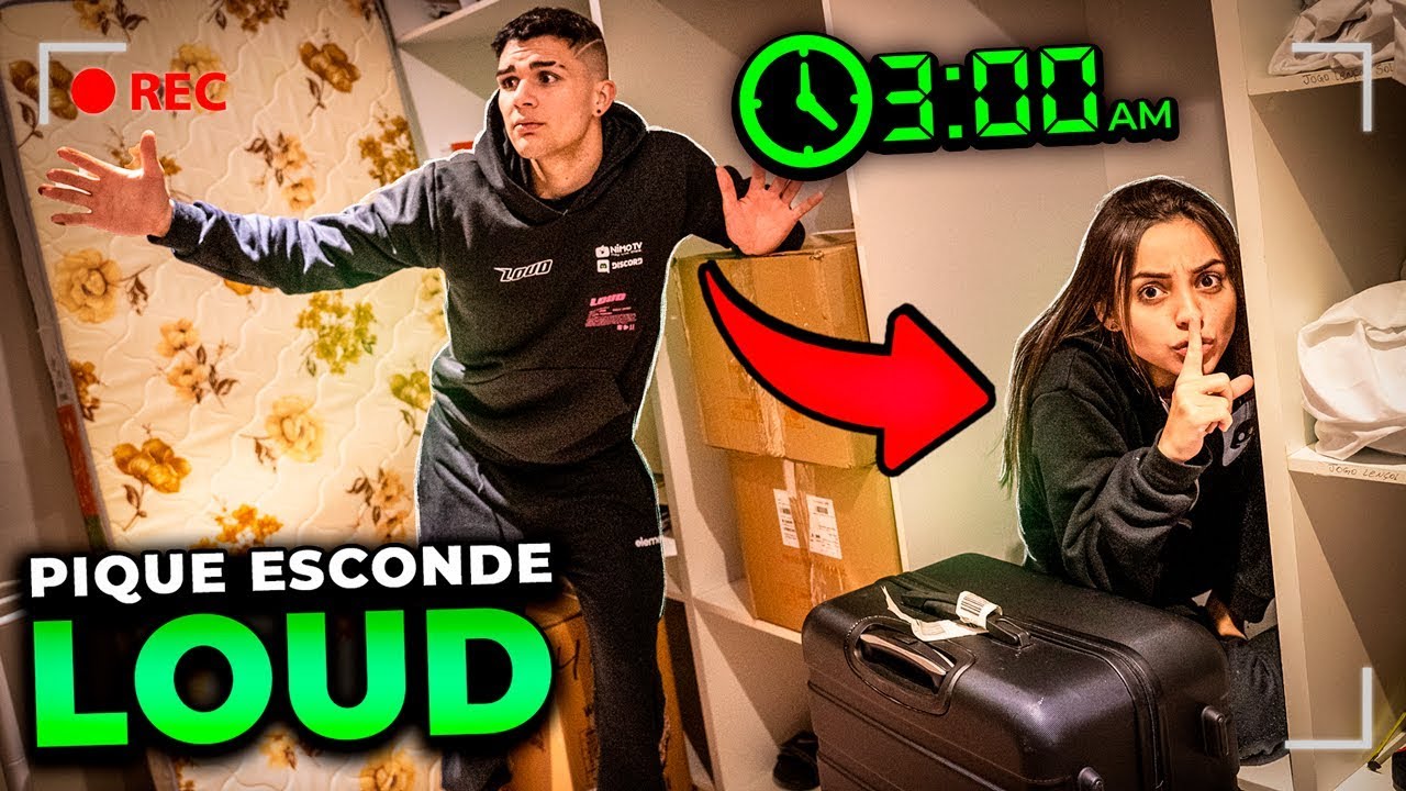 MEDO?! PIQUE ESCONDE DE MADRUGADA NA MANSÃO LOUD!!