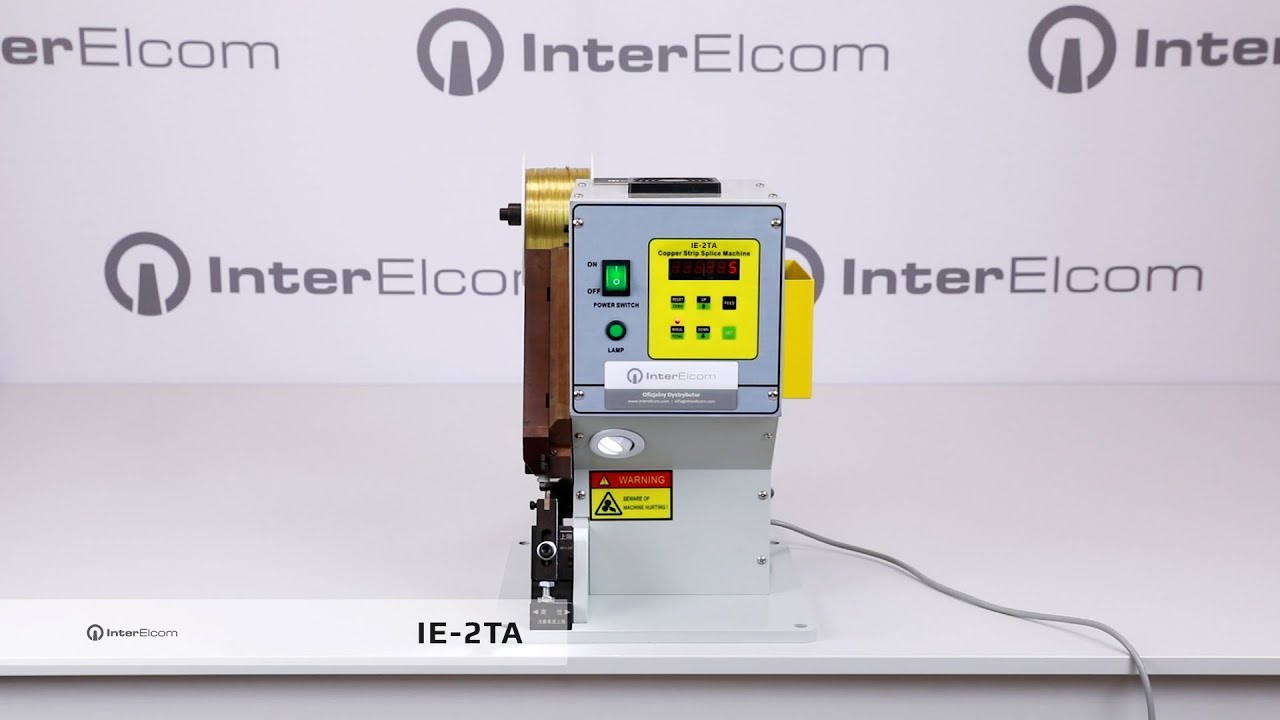Maszyna do skuwania przewod&oacute;w oraz element&oacute;w THT IE-2TA/Machine for crimping wires and THT elements