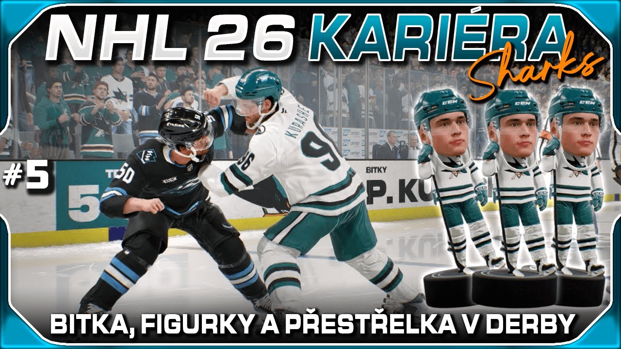 První Bitka, Figurky a Přestřelka v Derby s Vegas! #5 | NHL 26 CZ Let's Play (Kariéra / Franchise)