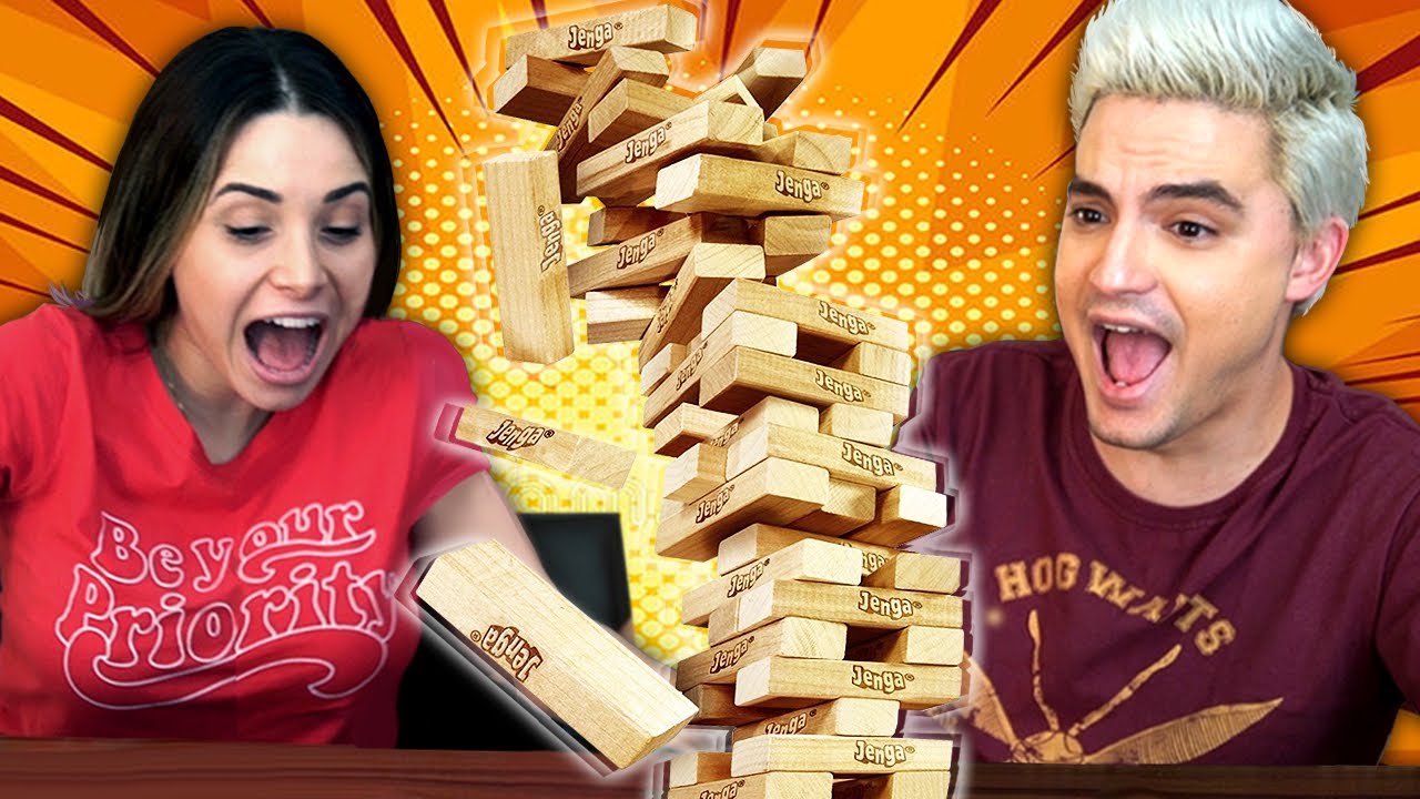A LENDÁRIA BATALHA DE JENGA CONTRA BRUNA GOMES! [+10]