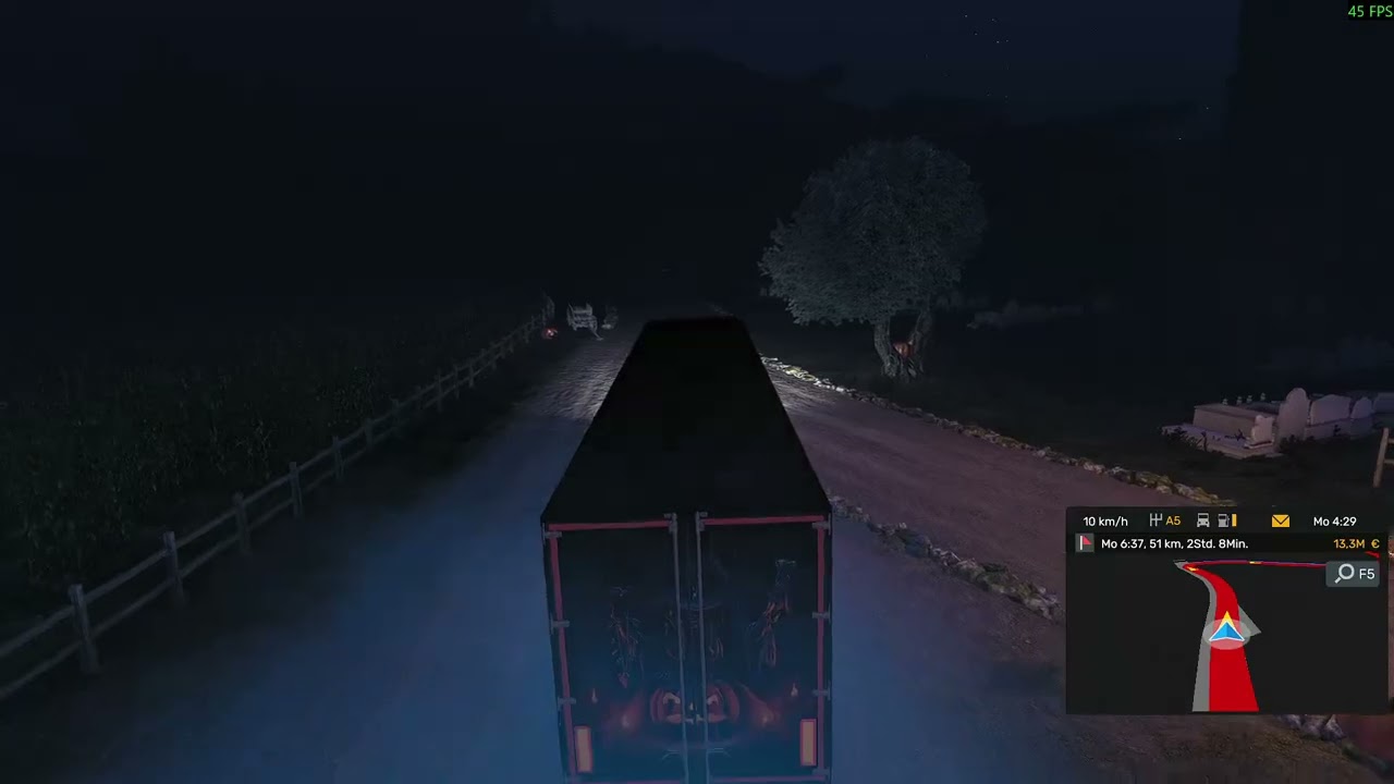 ETS2 Euro Truck Simulator 2 Nochmal Helloween fahren 2025 10 16