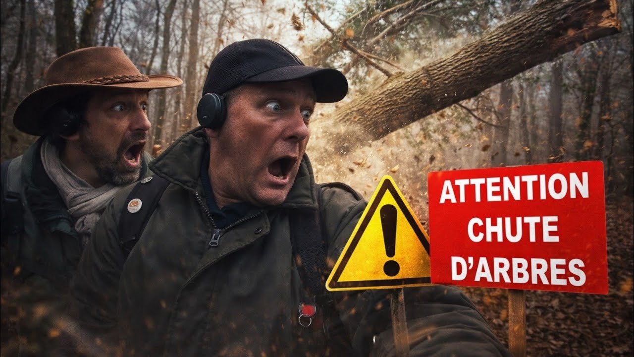 ⚠️ ON N’A PAS ÉCOUTÉ LE PANNEAU… UN ARBRE EST TOMBÉ ! 😱🌳#metaldetecting @TerreHappy88 