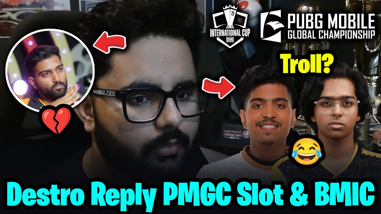 Destro Reply Punkk Gaming😲 Reply PMGC Slot for India 2025 & BMIC Teams😱 Troll SPower & NinjaJOD?😂