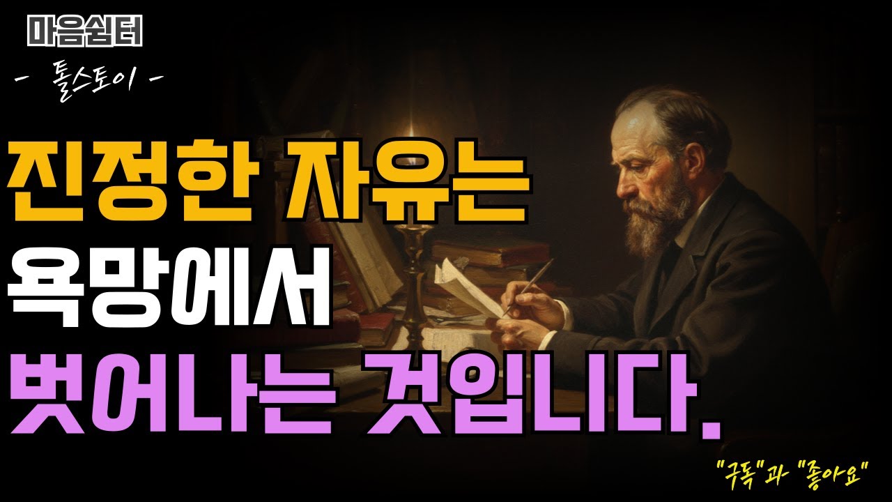 [톨스토이]_진정한 자유는 욕망에서 벗어나는 것입니다.