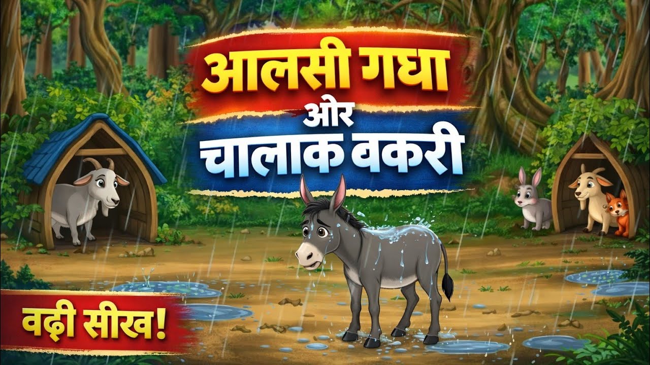 बरसात की रात | Barsat Ki Rat | Hindi Cartoon | Cartoon | Kahaniya | Moralstories | Kahani