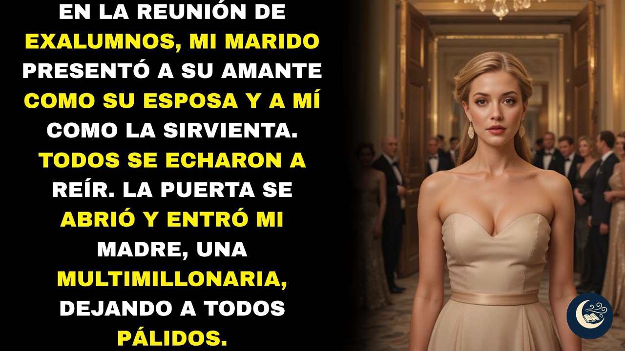 En la reunión de exalumnos mi marido me llamó criada y a su amante esposa pero cuando mi madre llego