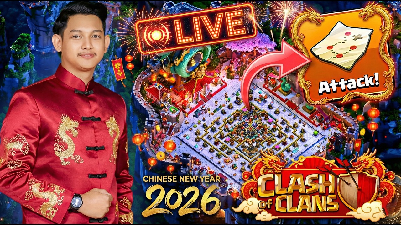 (⭕LIVE)​​​​ ចិន២ថ្ងៃ😂 | CLASH OF CLANS