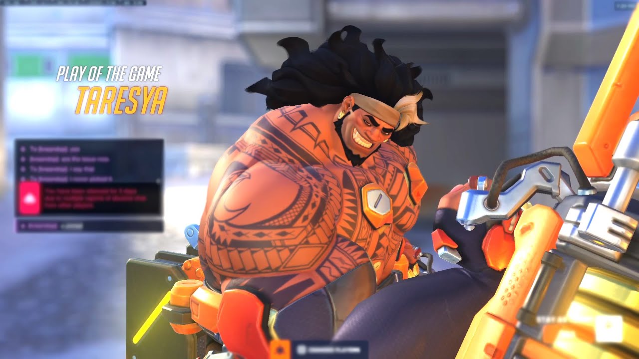 KSAA PRO ROADHOG AND MAUGA - POTG! OVERWATCH 2 SEASON 8 TOP 500