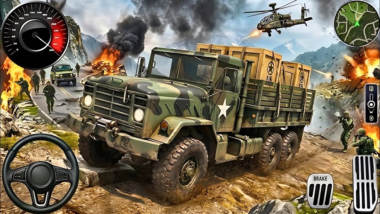 New Army Truck Games 2026 - Military Cargo Transport Simulator 3D - Android Gameplay 