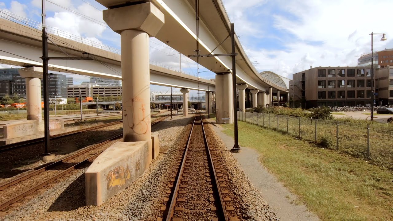 The oldest train ride in the Netherlands: Haarlem - Amsterdam CABVIEW HOLLAND SGM 7sep 2020