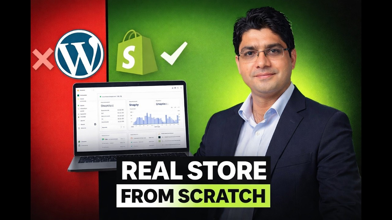 Build a Real Shopify Store from Scratch (WordPress to Shopify – Step-by-Step Urdu)