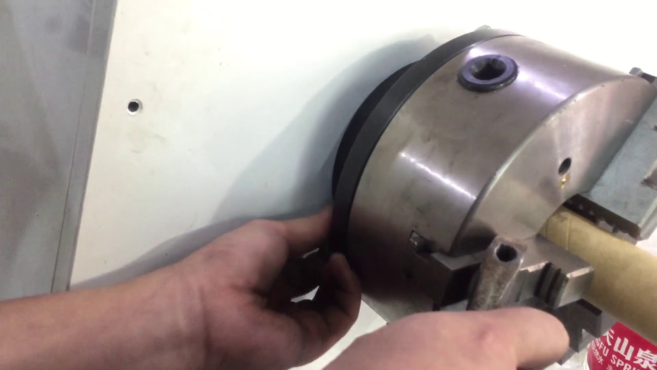 Change of shaft&mdash;Step 1 Loose the Chuck with 3 big screws