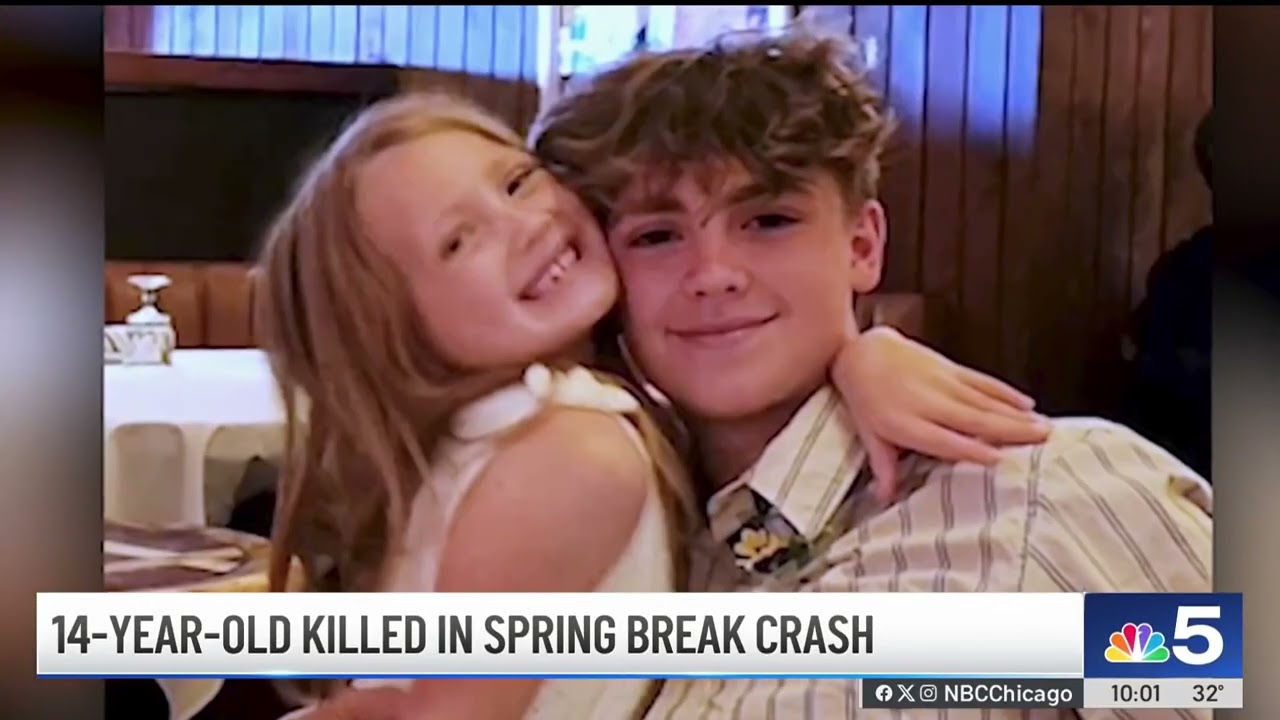 14-year-old killed in crash while returning from spring break
