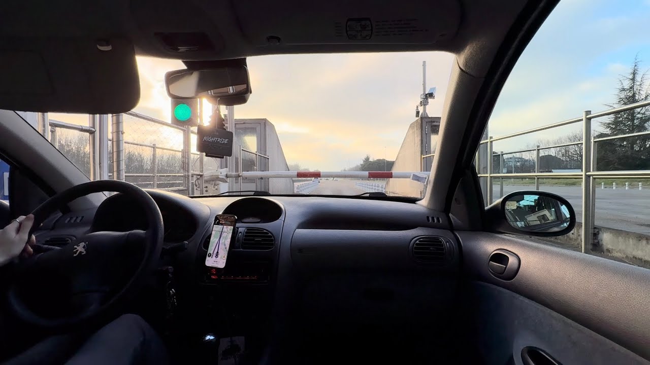 Chill Driving POV - Toulouse Highway, to GLS Depot